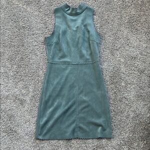 Soprano Turquoise Sleeveless Mini Dress
